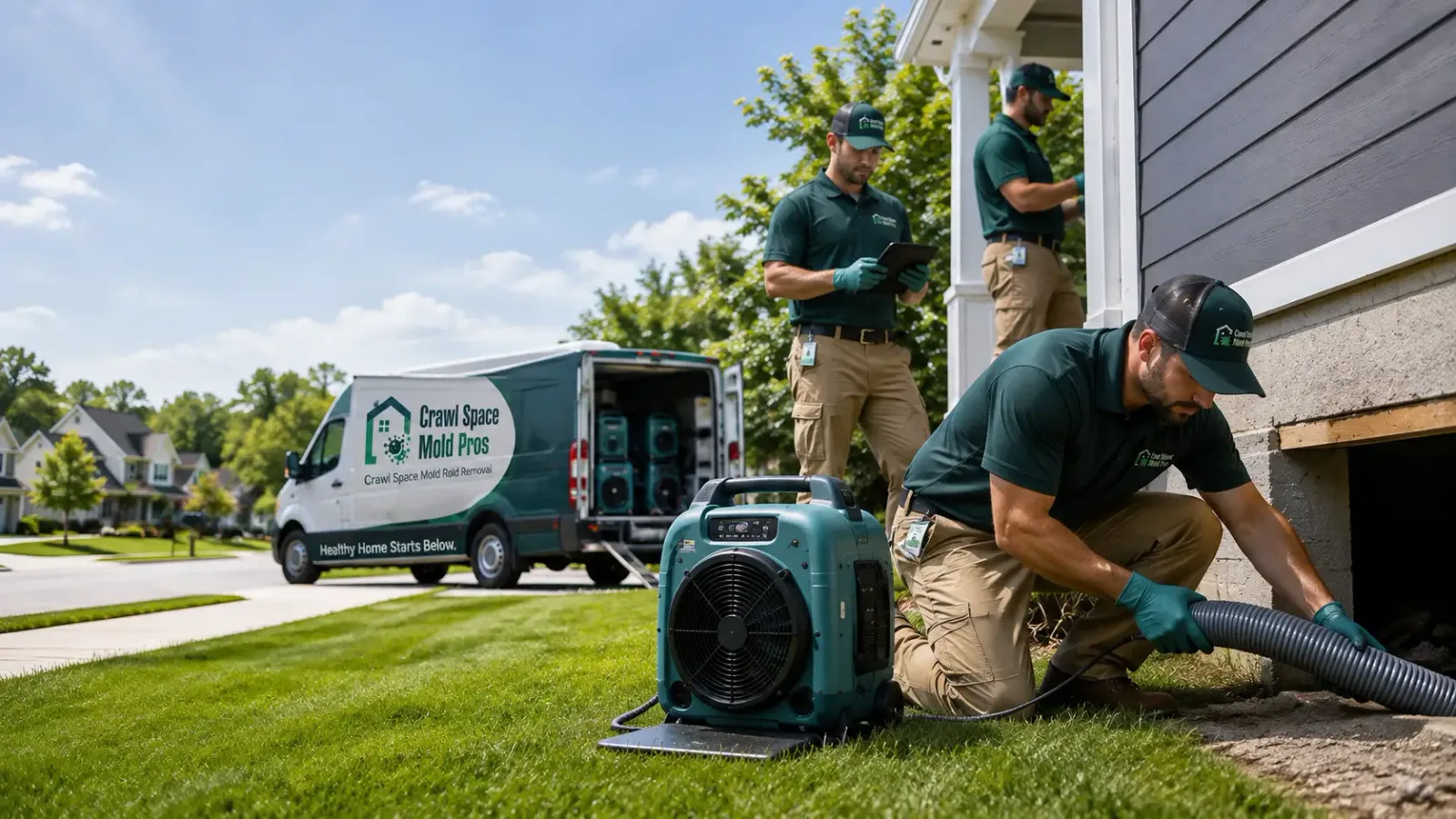 Crawl Space Mold Removal in Stark, KS